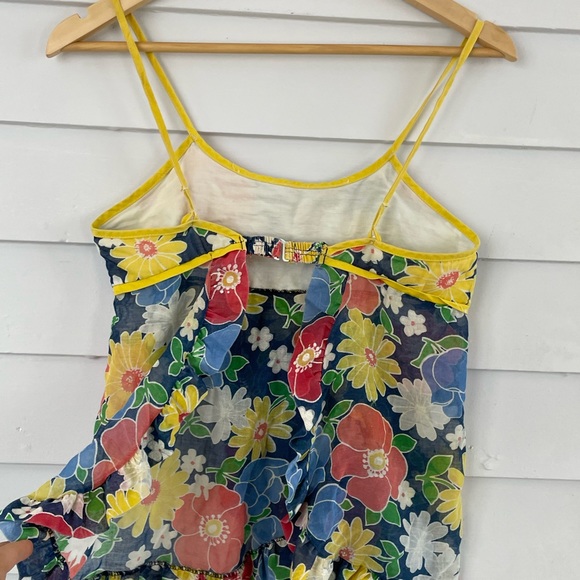 Vintage summer open back blouse - Picture 3 of 4